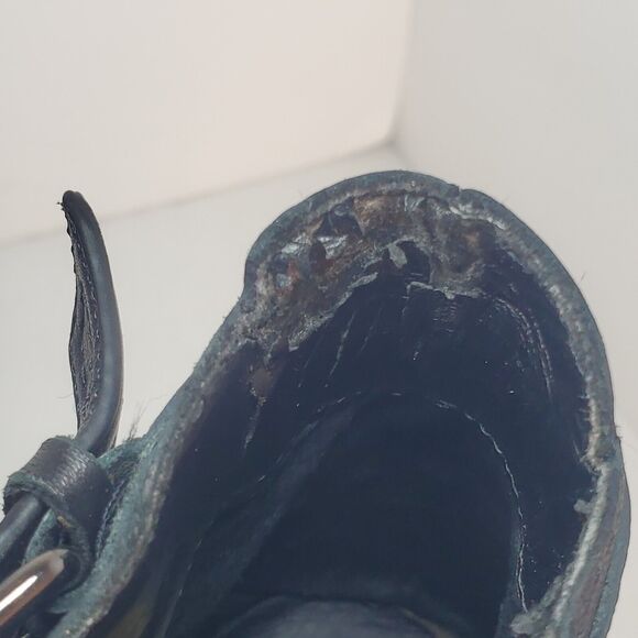 Sam Edelman Boots Womens Sz 9 Kenley High Heels Ankle Booties Black Leather Zip - Picture 13 of 13